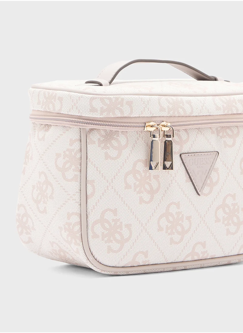 GUESS Berta Toiletry Trainch Case Bag