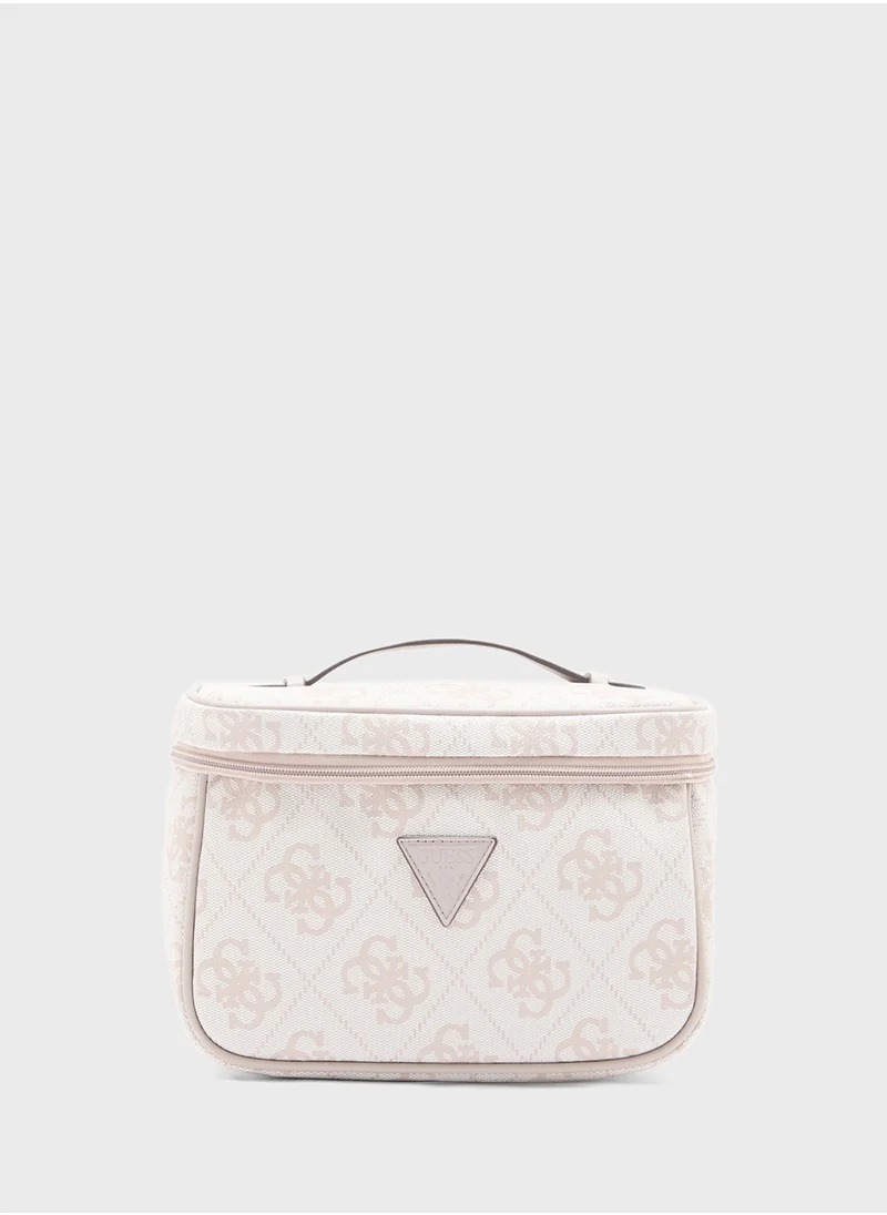 GUESS Berta Toiletry Trainch Case Bag