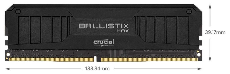 Ballistix Crucial Ballistix 3000 MHz DDR4 DRAM Desktop Gaming Memory 8GB CL15 BL8G30C15U4B (Black), Standard: 8GB - Image 2