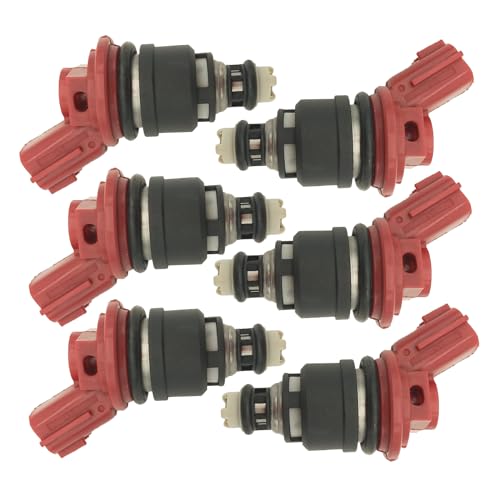 JESBEN 1660096E01 6pcs Fuel Injectors 4 Holes Replacement for Nissan Maxima 30L 19921999 Infiniti I30 30L 19961999 1660096E00 1660010Y00 1660053J00 FJ285 1660096E01 - Image 3