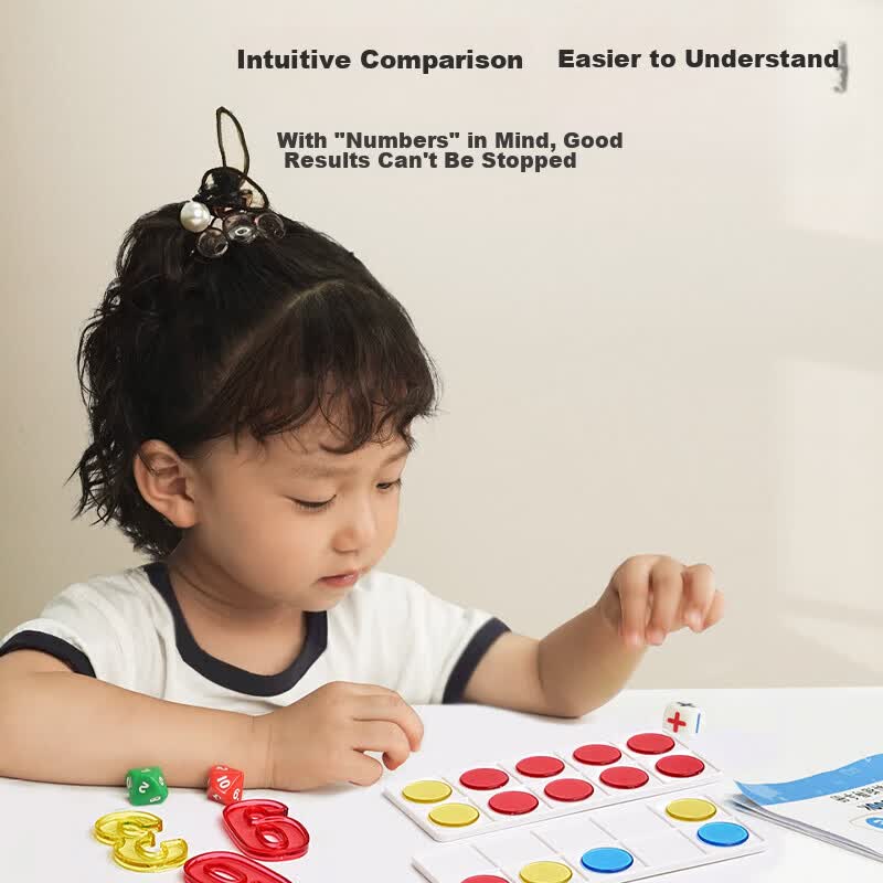 JD Jing Zao SHIGUANGXUE Arithmetic Enlightenment Ten-Grid Array Teaching Aid, Children's Toy for Training Addition And Subtraction, Educational Tool, Birthday Gift for Boys And Girls - Image 4