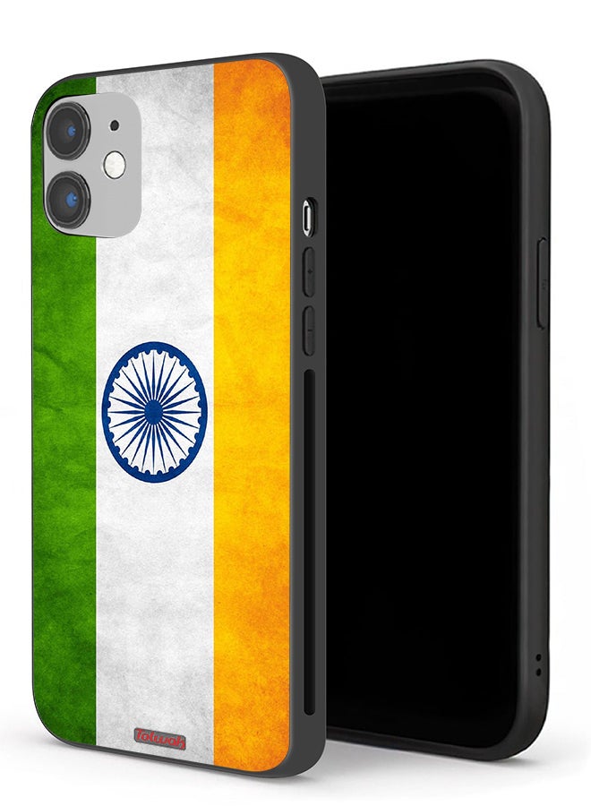 Tolwak Apple iPhone 12 mini Protective Case Luminous Indian Flag - Image 1