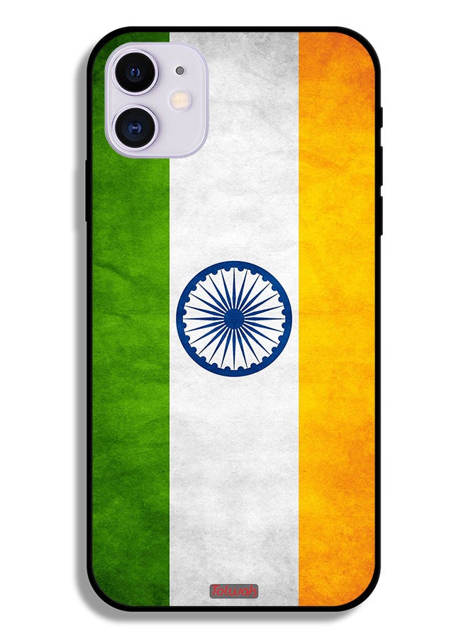 Tolwak Apple iPhone 12 mini Protective Case Luminous Indian Flag - Image 2