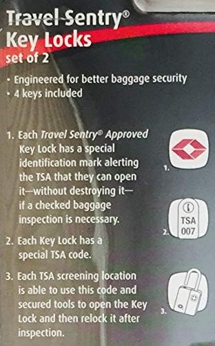 SWISSGEAR Swiss Gear Travel Key Locks  Luggage Tags  Set of 2 Each - Image 5