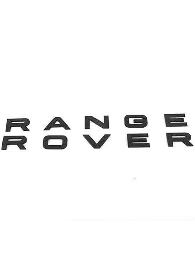general 3D Raised Head Cover Hood Front Letters Tailgate Rear Letters Emblem Sports Line Badge Letter Emblem 3M Adhesive Backing Replacement for RA Rover Accessories - Image 1