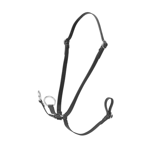 LeMieux Hobby Horse Running Martingale Brown Soft Leather Adjustable Suitable for Ages 3 - Image 1