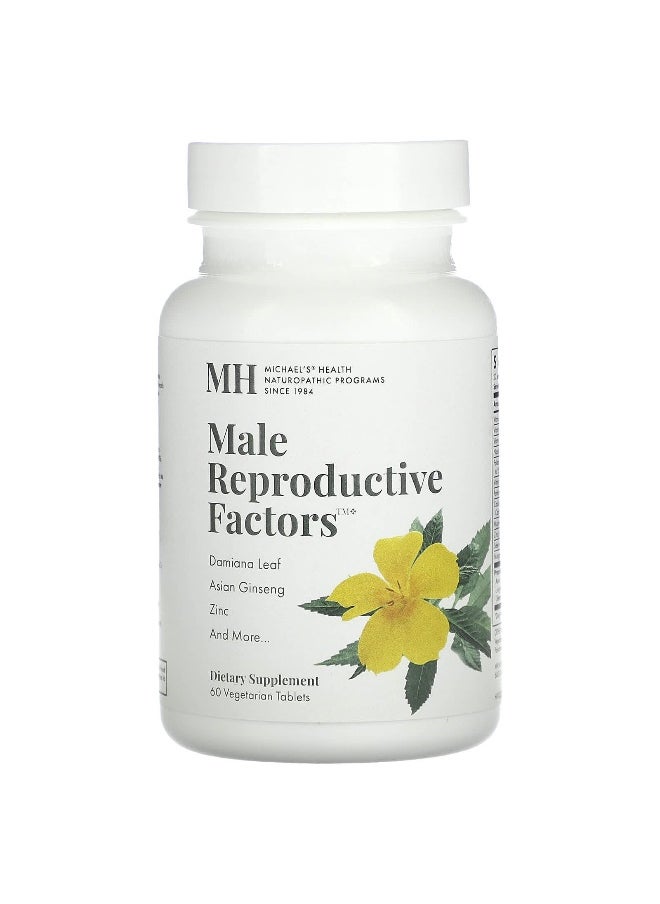 Michael's Naturopathic - Michael's Naturopathic, Male Reproductive Factors, 60 Vegetarian Tablets - Image 1
