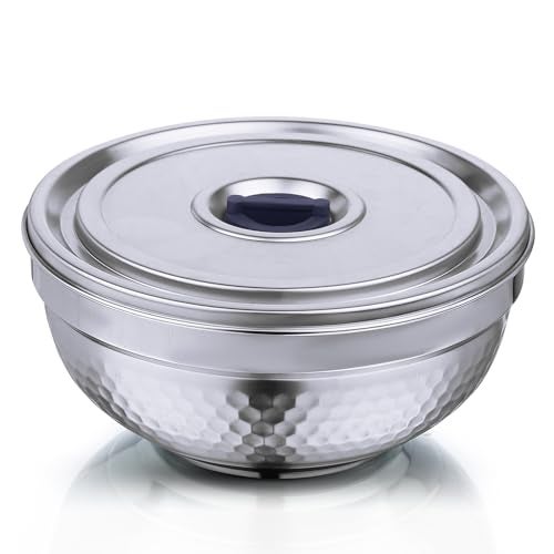 Celltone Microwave Safe 304 Stainless Steel Food Container - Fridge-to-Oven Bowl with Vacuum Freshness Seal (Combo-Set Of(400ml,570ml, 850ml) - Image 3