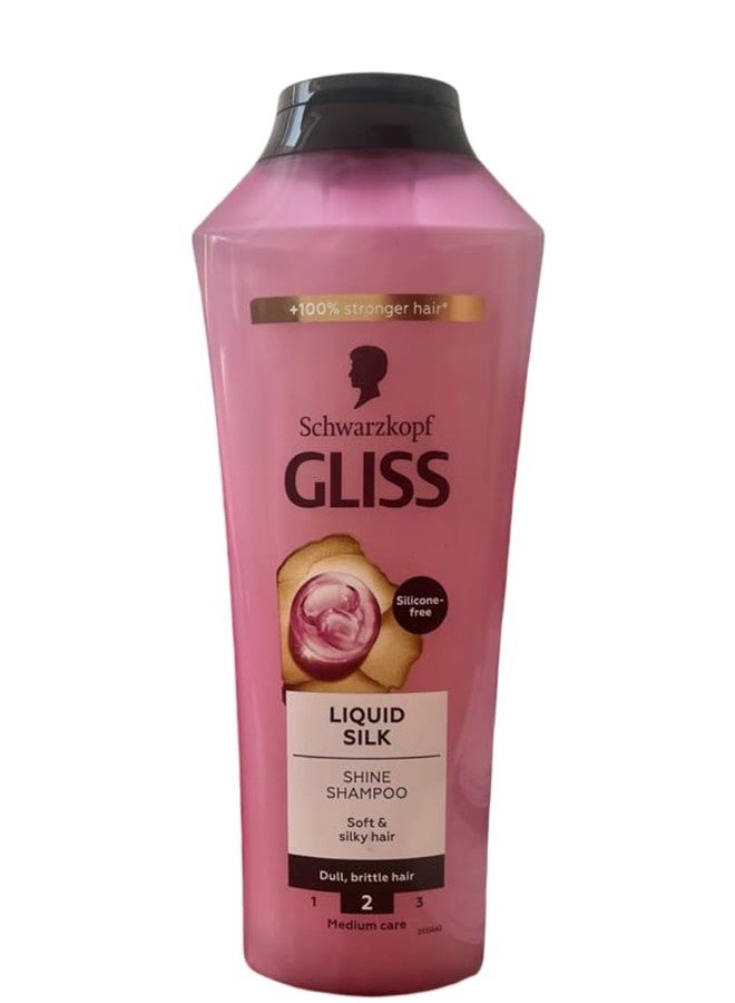 Schwarzkopf Gliss Kur Liquid Silk Shampoo Family Size (13.53 fl oz/400 ml) - Image 2