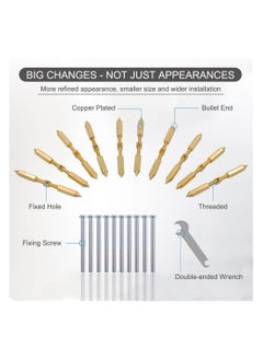 Excefore Cassette Restorer Screws Support Rod Kit 86 Type Cassette Repairer Switch Socket Cassette Screws Support Rod Wall Mount Switch Box Repair Electrical Accessories Tool  - Image 4