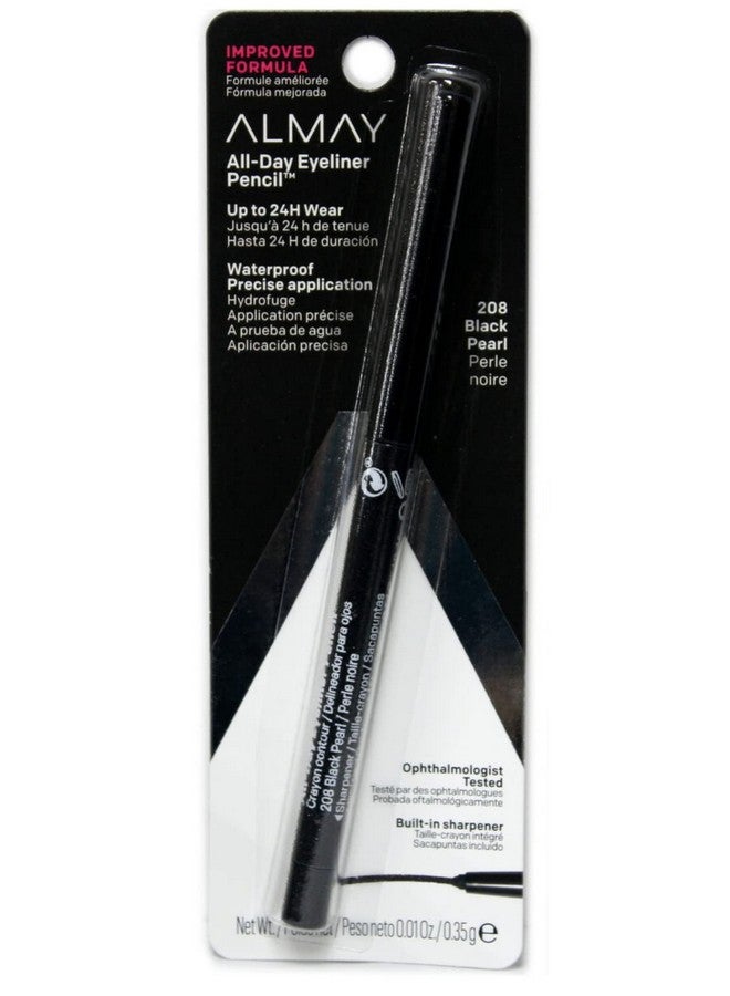 Almay Allday Eyeliner Pencil, Black Pearl [208] .009 (Pack Of 3) - Image 1