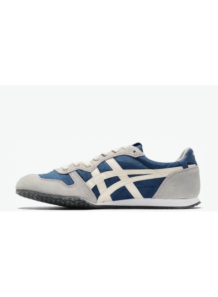 Onitsuka Tiger Blue And Grey SERRANO™ Spring Sneakers For Men And Women - Image 4