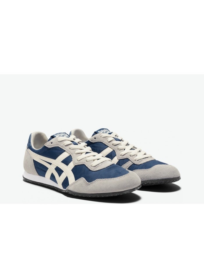 Onitsuka Tiger Blue And Grey SERRANO™ Spring Sneakers For Men And Women - Image 3