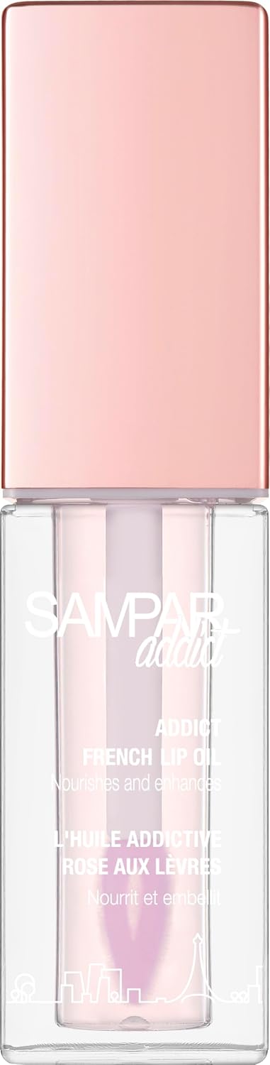SAMPAR Addict French Oil with Sponge Applicator  Perfect for Lip Oils  Glosses  Rosehip Lip Oil Rare Beauty Tinted Lip Oil Broadway VitaLip Gloss Saie Glossy Bounce Gisou Lip Oil  More