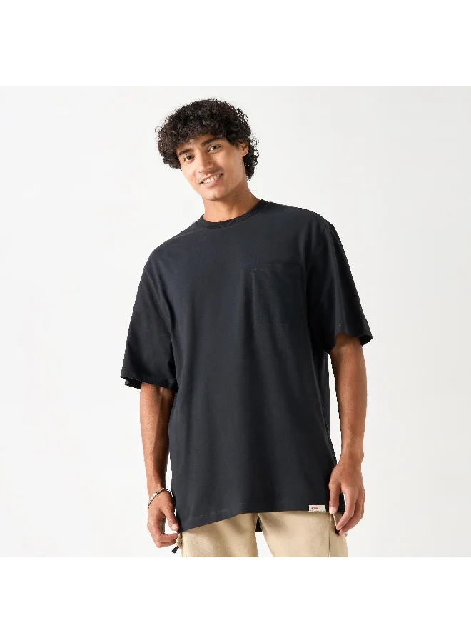 Lee Cooper Lee Cooper Crew Neck Regular Fit T-shirt with Chest Pocket