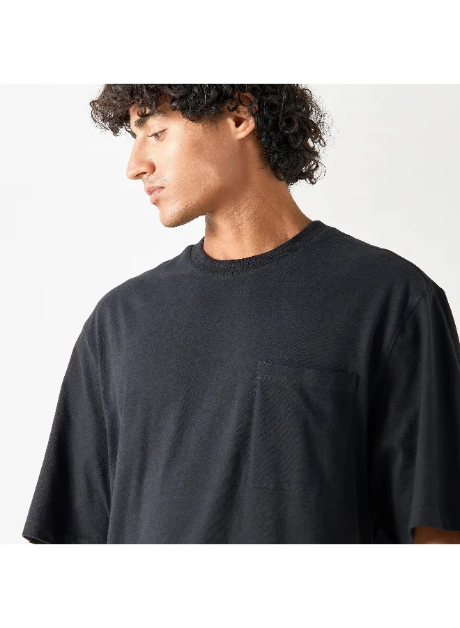 Lee Cooper Lee Cooper Crew Neck Regular Fit T-shirt with Chest Pocket