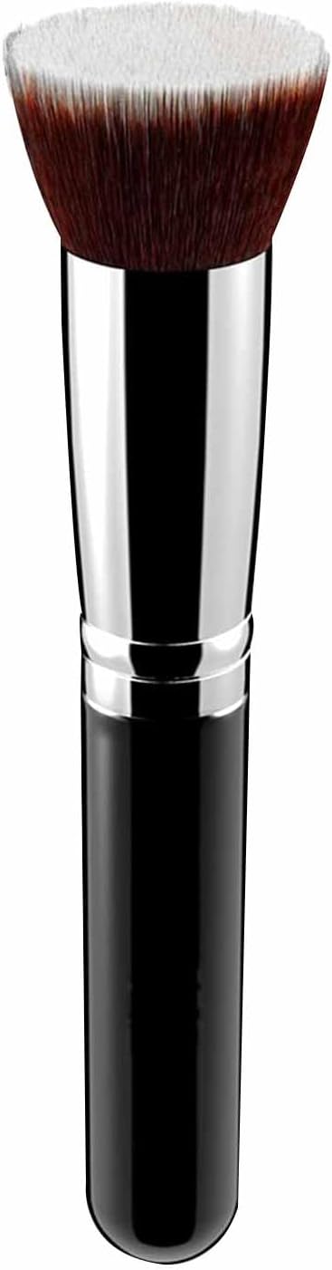 Flat Top Kabuki Foundation Brush By Premium Makeup Brush for Liquid Foundation Cream and Powder Buffing Blending Brushs Face Brushs