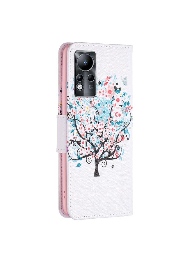 Zaboon Case For Infinix Note 11 Colored Drawing Pattern Leather Phone Case - Image 3