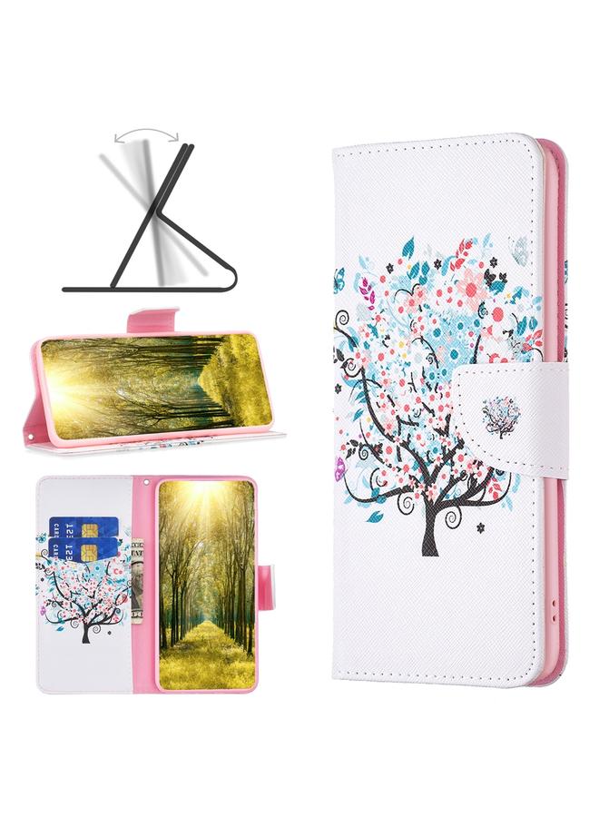 Zaboon Case For Infinix Note 11 Colored Drawing Pattern Leather Phone Case - Image 1