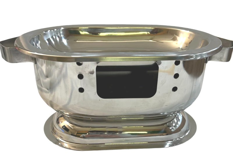PAUL SONS PAUL SONS Hospitality Stainless Steel Heavy Quality Snack Warmer Serving Dishes Oval Design 10x 5Pack of 1Pc  - Image 2