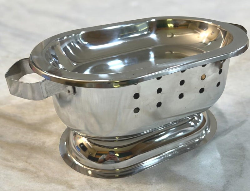 PAUL SONS PAUL SONS Hospitality Stainless Steel Heavy Quality Snack Warmer Serving Dishes Oval Design 10x 5Pack of 1Pc  - Image 3