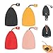 Buatkontly Car Key Case Creative PullOut Key Sleeve Keychain Bags PU Leather Large Capacity Not Easy to Slip Key Case Cute Protector Car Key Fob 4pcs - Image 2