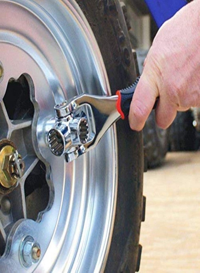 Exxelo ( 𝗦𝗽𝗲𝗰𝗶𝗮𝗹 𝟭𝟮 𝗬𝗲𝗮𝗿𝘀 𝗪𝗮𝗿𝗿𝗮𝗻𝘁𝘆 Versatile Socket Wrench – Precision Tool for Effortless Fastening and Unfastening in Automotive and Home Repairs - Image 5