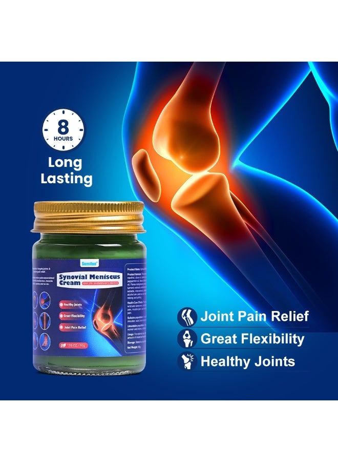 سوميفون عبوة من كريم سوميfun لركبة بمقدار 50 جرام - يخفف من ألم المفاصل، والروماتيزم، وآلام العضلات، والتمزقات والكدمات، وكريم مغذي وقوي للبالغين وكبار السن. - Image 5