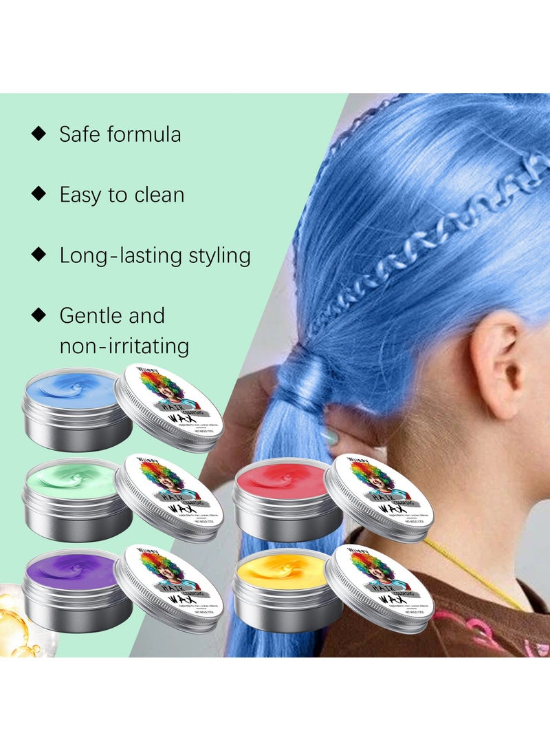 wiieey Temporary Hair Dye for Kids, Strong Styling Power to Shape Hairstyle, Beautiful Hair Color Dye, Gentle Formula, Healthy Hair Dye, Multiple Colors Available (Gold) - Image 5