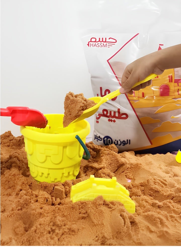 حسم (عبوة من قطعتين) رمل طبيعي 10كيلو - Image 2