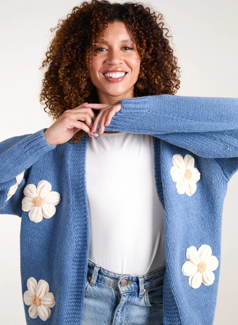 بلو فانيلا كارديجان زهرة الأقحوان الكبير