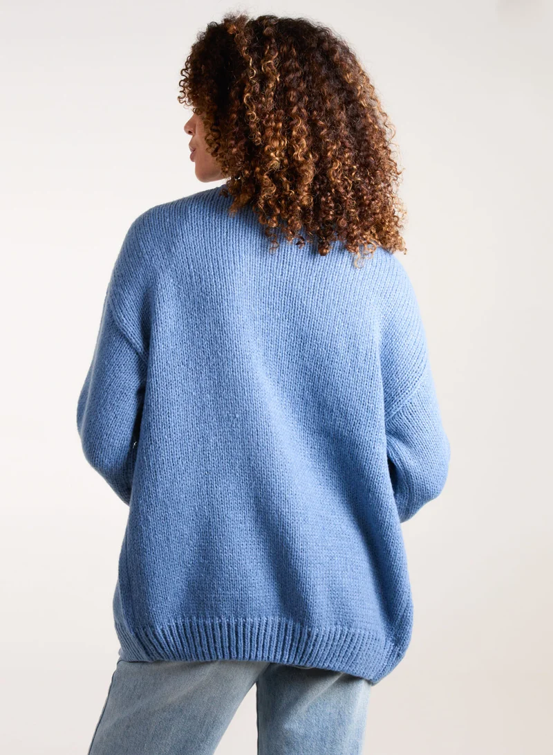 بلو فانيلا كارديجان زهرة الأقحوان الكبير