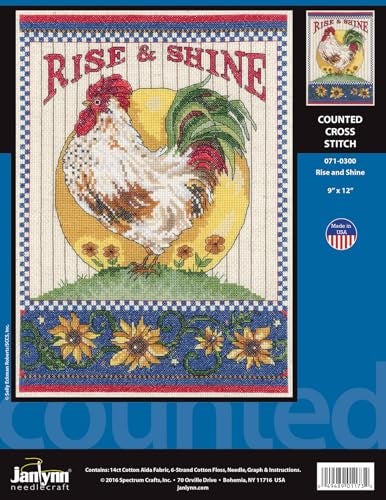 Janlynn Rise & Shine Counted Cross Stitch Kit - Image 2
