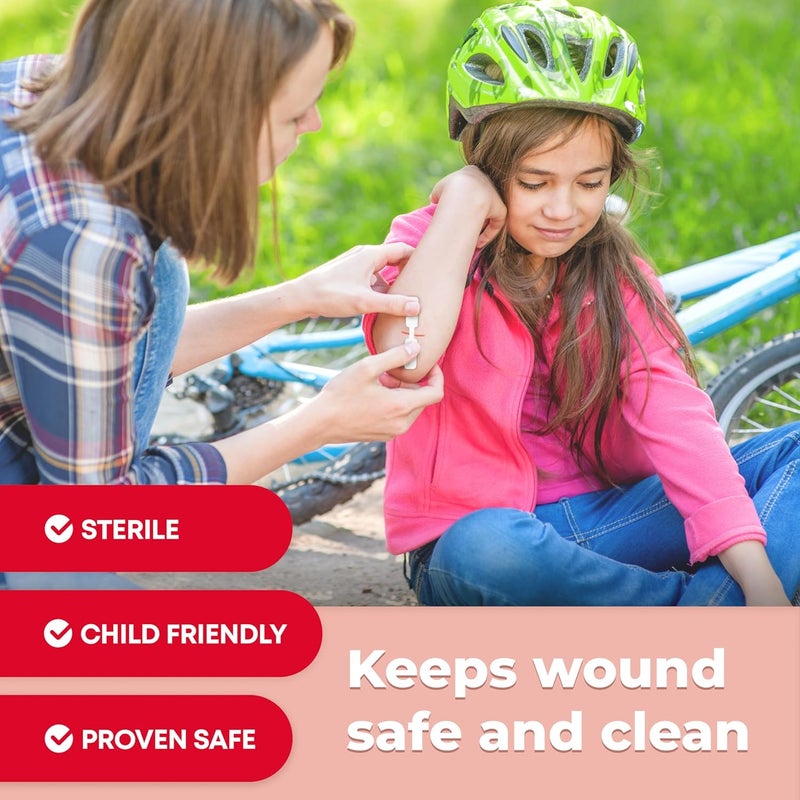 Ever Ready First Aid Sterile Butterfly Strips Individually Wrapped Wound Closure Bandages for Small Wounds Protection  x 2   100 Count - Image 5