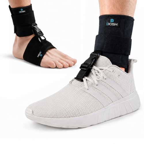 Dosh Neoprene Afo Foot Drop Brace-Drop Foot Brace For Walking-Use As A Left Or Right Afo Brace-Ankle Foot Orthosis Support Brace For Men&Women-Drop Foot Braces Are Used For Stroke, Ms, & Much MoreÂ… - Image 1