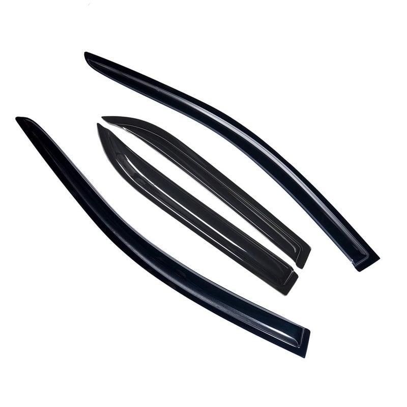 Lightronic Extra Durable OutsideMount Auto Vent Window Visor Fits 20112023 Chrysler 300 UV Protection Rain Guard Original Wind Deflector NoDrill Easy Install Dark Smoke 4Pcs