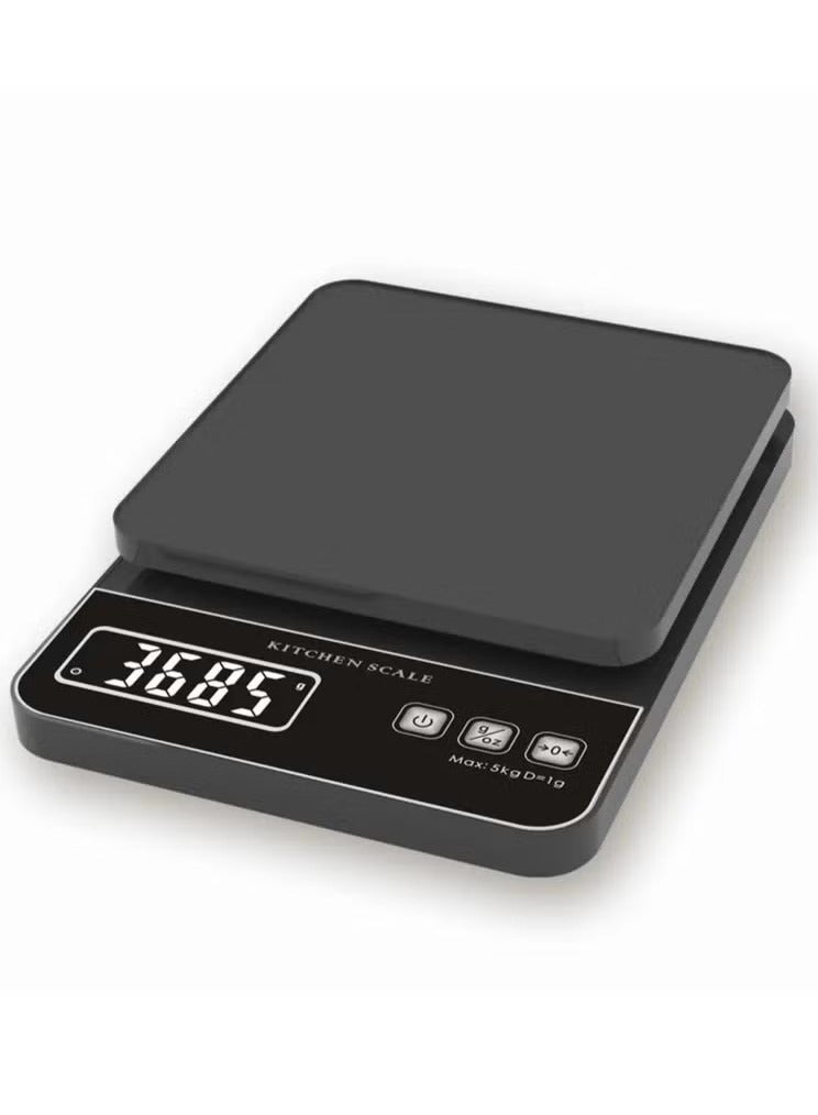 Panvil 5kg/1g Digital Kitchen Scale – High-Precision Food Weight Scale with LCD Display, ABS Body & 201 Stainless Steel Platform – Portable Electronic Scale for Cooking, Baking, Diet & Wholesale Use  - Image 1
