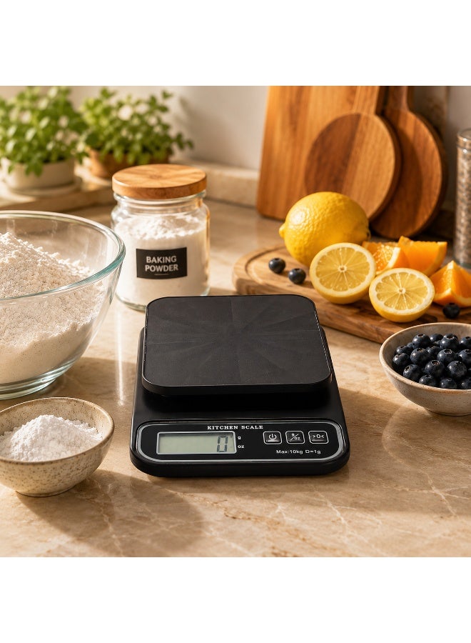 10kg Digital Kitchen Scale with 1g Precision | High-Accuracy Food Weighing Scale with LCD Display | Portable Electronic Scale for Cooking, Baking, Meal Prep, Dieting & Wholesale Use - Image 1