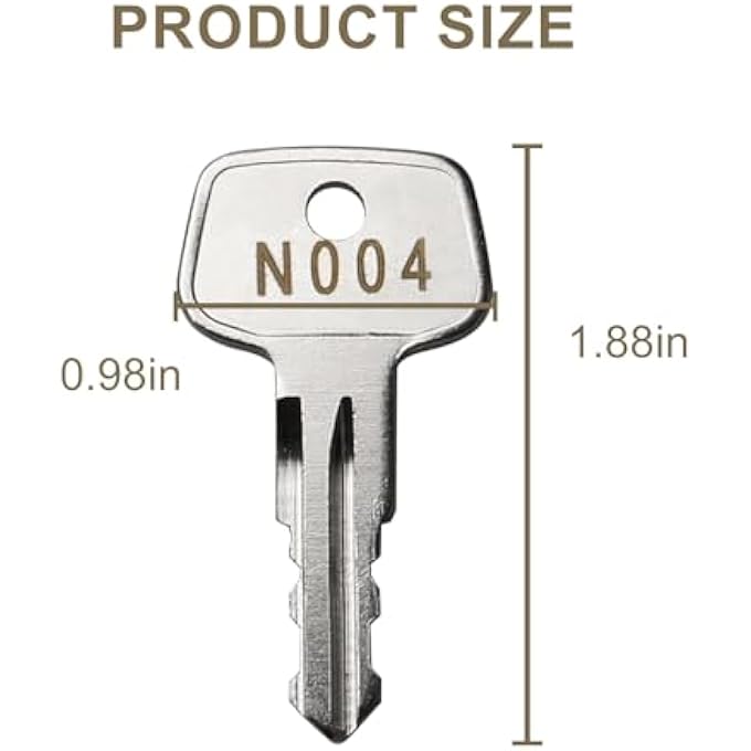 rayihni N004 Thule Key Replacement for Roof Racks,Thule Series Frame Keys,Carriers,Crossbars.Replacement Keys for Yakima and Thule Ski, Roof,Cargo Box, Carrier Racks and Crossbars[2 Pack] - Image 3