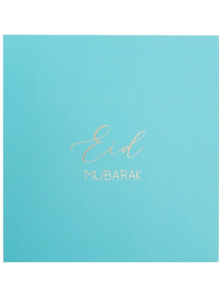 Peacock Supplies Luxury Foiled Greeting Card Eid Mubarak - Image 1