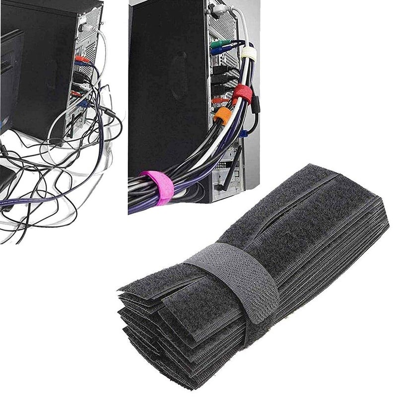 DIY Crafts CTDIYHI40386 16mm Reusable Fastening Tape Cable Ties Fastening Wire Organizer Rope Holder Wraps Straps Functional Ties Your - Image 1