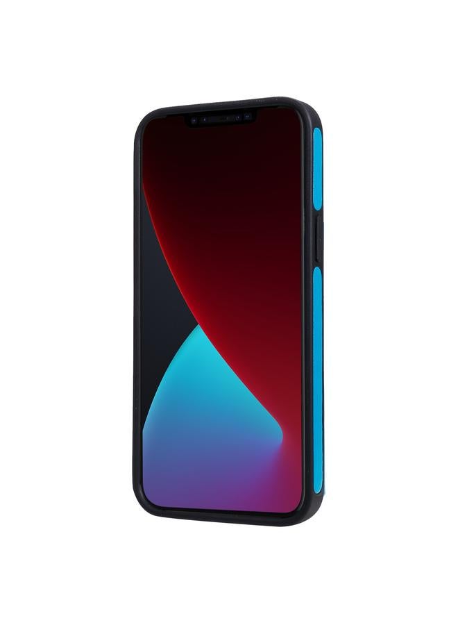 اس-توب جراب لهاتف iPhone 12 Pro Max بنقش رأس جمجمة وغطاء واقٍ مقاوم للصدمات مع حامل وفتحات للبطاقات ومحفظة - Image 3