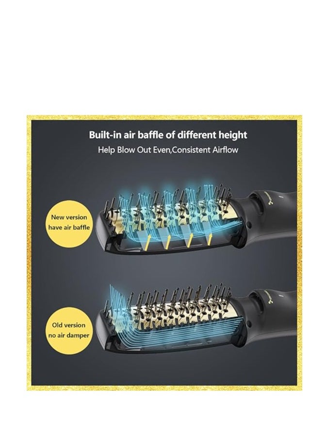 LURA 3 in1 Negative ion Hair Dryer Brush, 30s fast Heating Professional Blow Dryer Brush Set, Hot Air Brush Styler for All Hair Types Women Men  - Image 4