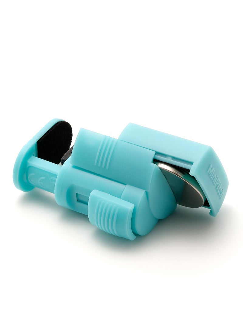 Korg MINIPITCH-BL Clip-On Ukulele Tuner | MiniPitch Series | Standard G C E A Tuning | LED Peg Indicator | Headstock Mount | Ocean Blue - Image 3