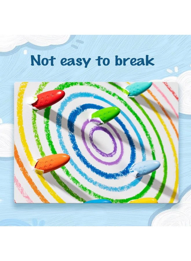 YPlus Peanut Crayons For Kids 24 Colors Washable Toddler Crayons Non Toxic Baby Crayons For Ages 2 4 1 3 4 8 Coloring Art Supplies… - Image 4