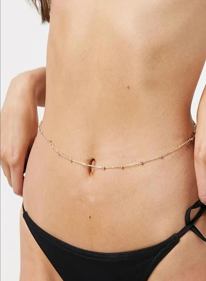 RECTYO GALLERY 1 Pcs Premium gold Summer Sexy Body Stainless Steel Beach Bikini Belly Belt Chain Adjustable Waist Chain for Women - Image 5