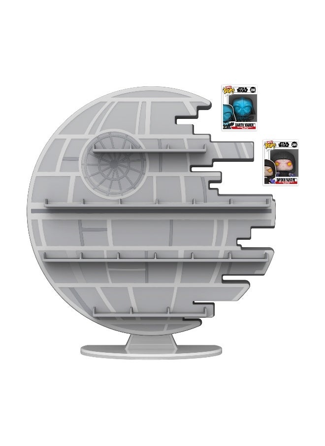 Funko Funko Pop! Star Wars Death Star Bitty Pop! Vinyl Figure Display Shelf ( 19.6 cm ) with 2 Vinyl Figures (2.5 cm) Set  - Image 2