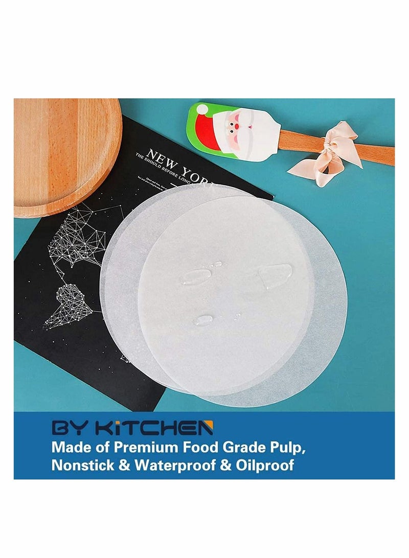 NIBEMINENT 200 Pcs Rounds Parchment Paper, Available for Baking Circles, Cake Pans, Tortilla Presses, and More - Image 3