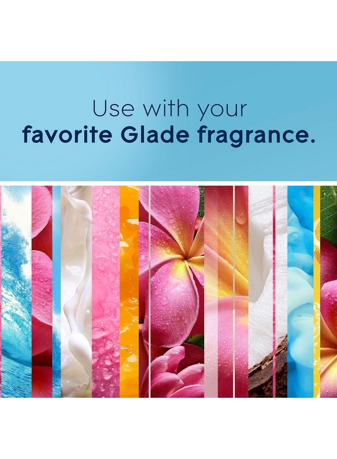 Glade جهاز تسخين معطر الهواء من غليد، زيوت عطرية وزيوت أساسية للمنزل والحمام، يصل إلى 50 يومًا على الإعداد المنخفض، 2 قطعة - Image 5