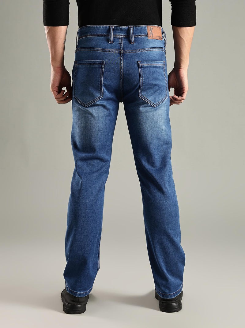 Thomas Scott Men's | Mild Fade | Stright Fit | Denim | Regular Wear | Stretchable | Casual Jeans for Men - Image 4